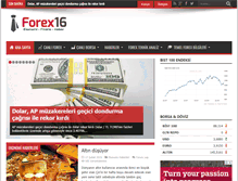 Tablet Screenshot of forex16.com